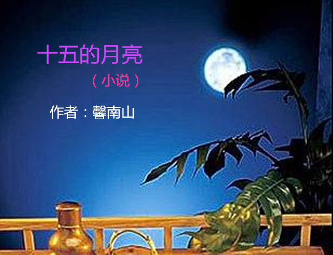 【八一】十五的月亮（小說(shuō)）