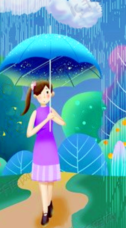 【天涯】雨里的私語〔詩歌〕