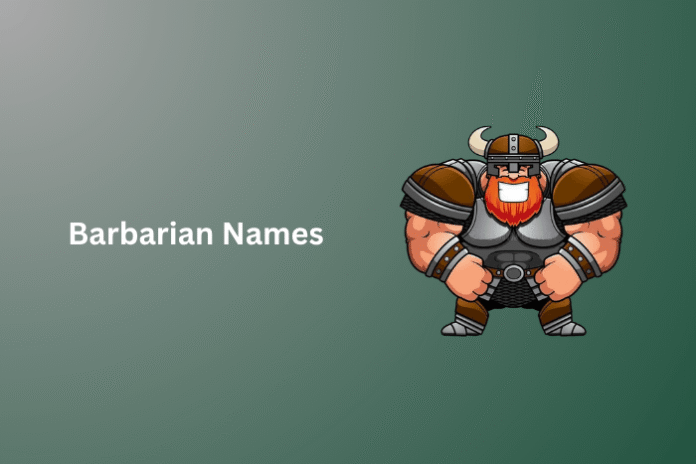 Barbarian Names